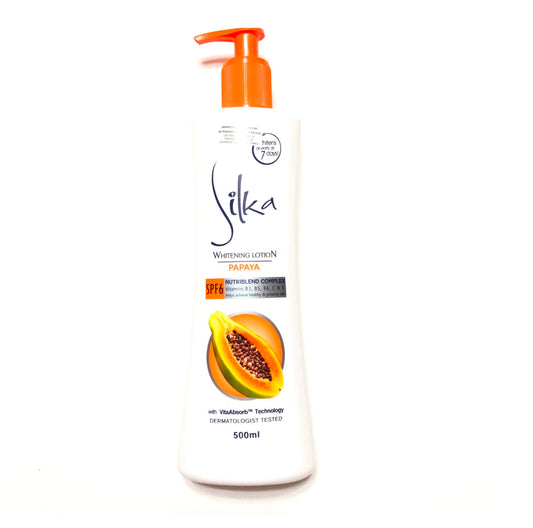 Silka Papaya Lotion SPF6 500ml