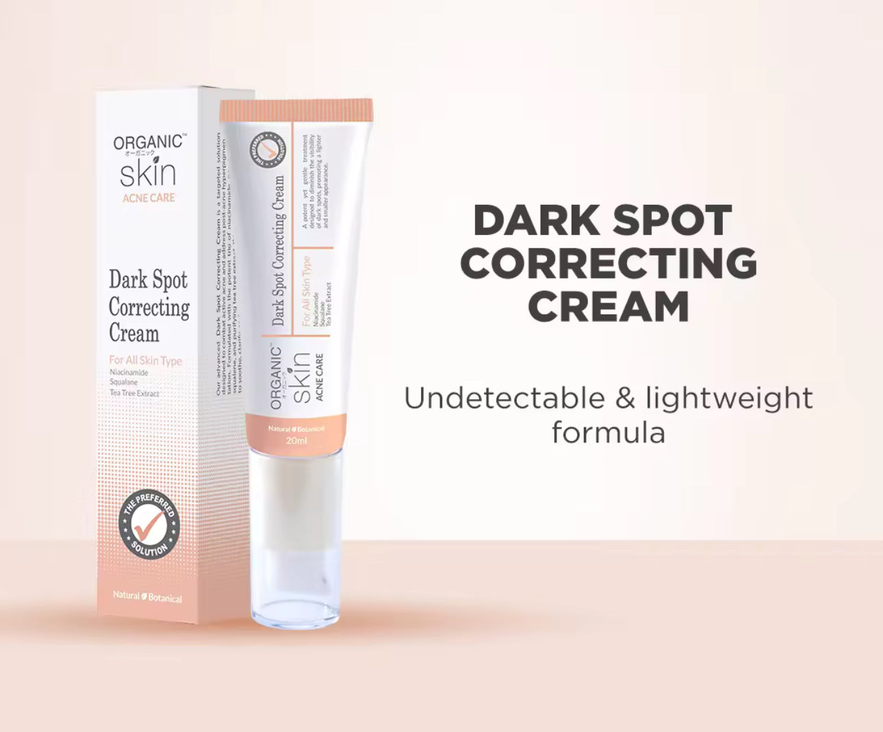 Organic Skin Japan Acne Care Dark Spot Correcting Cream 20ml