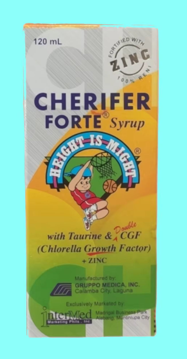 CHERIFER Forte Syrup with Zinc 120 mL