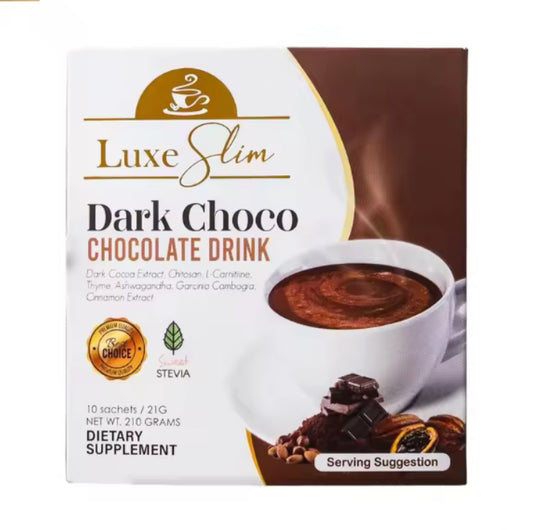 Luxe Slim Dark Choco / Chocolate Drink 10sachetsx21g