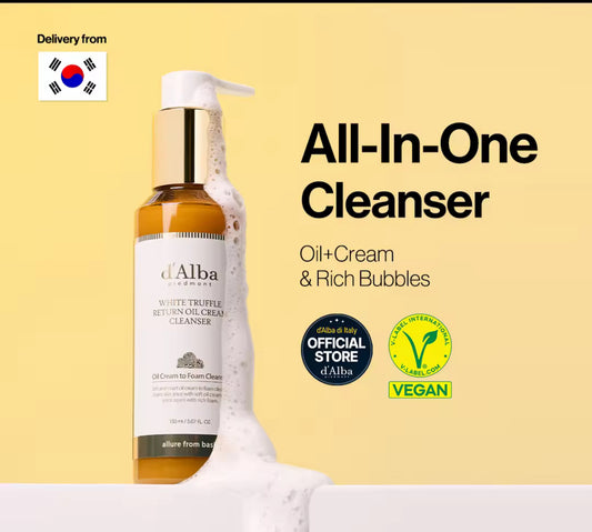 D'ALBA Return Oil Cream Cleanser 150ml