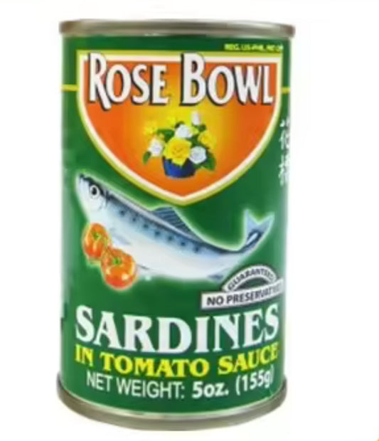 ROSE BOWL SARDINES in TOMATO SAUCE 155g