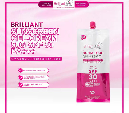 Brilliant Skin Sunscreen Gel-cream SPF30 50g Sachet