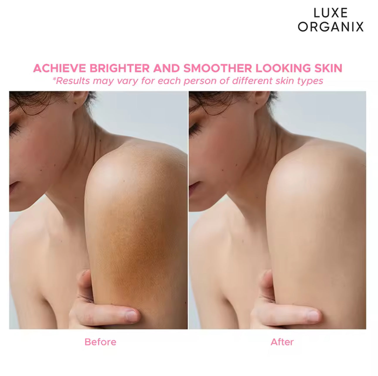 Luxe Organix Niacinamide + Alpha Arbutin Double brightening spa salt 300g