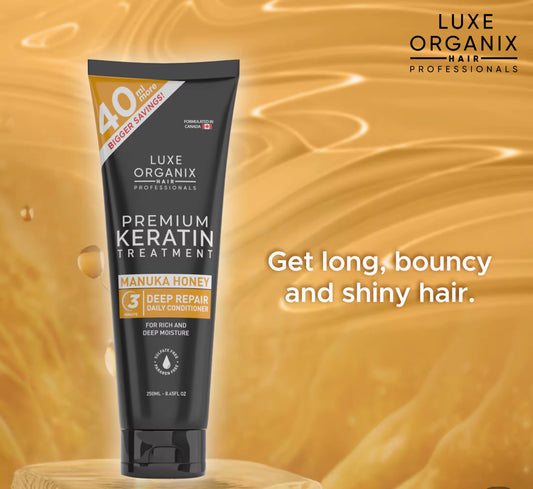 Luxe Organix Premium Keratin Treatment Manuka Honey Deep Repair Conditioner 250ml