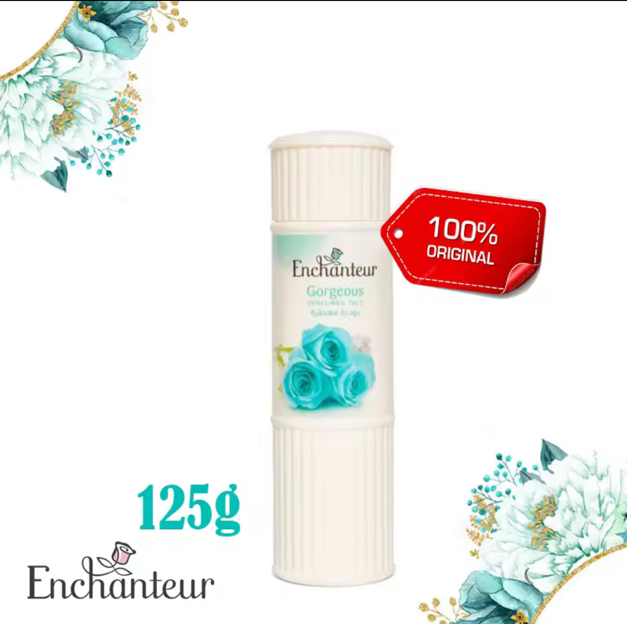 Enchanteur Perfumed Talcum Gorgeous 125g