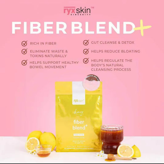 Ryx Skin Fiber Blend + Honey Lemon Powdered Drink