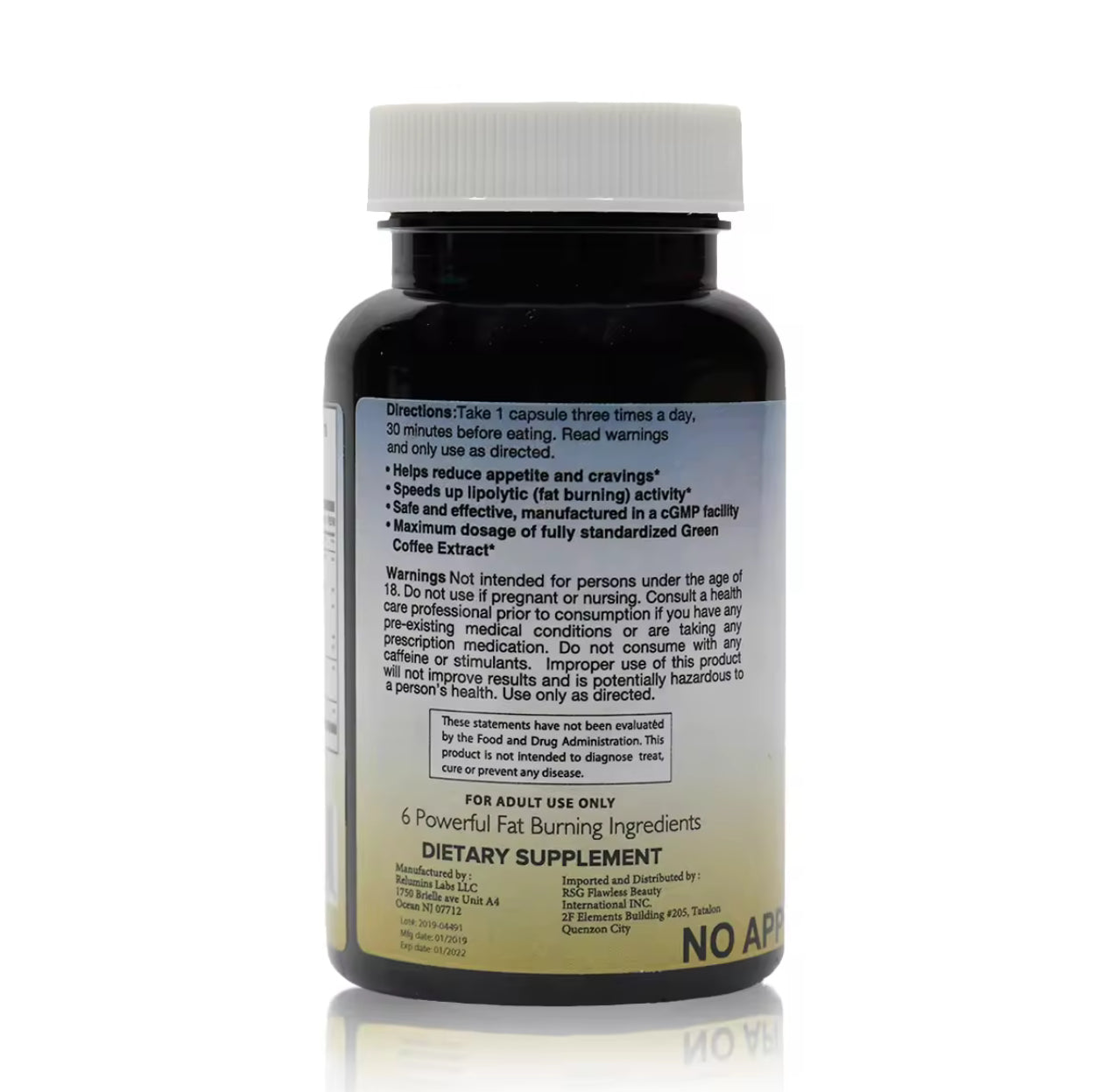 RELUMINS Advance Nutrition Body Slim 60 Capsules