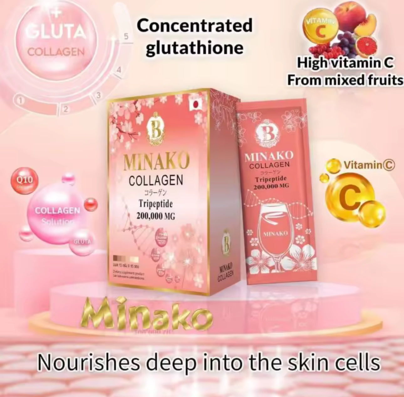 Minako Collagen Drink Tripeptide