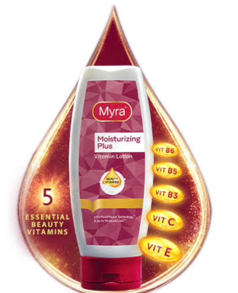 Myra E Moisturizing Plus Vitamin Lotion - 200ml