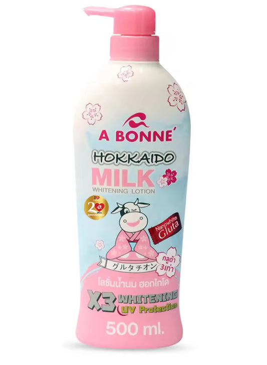 A Bonne 3x Whitening UV PROTECTION LOTION HOKKAIDO MILK 500ml