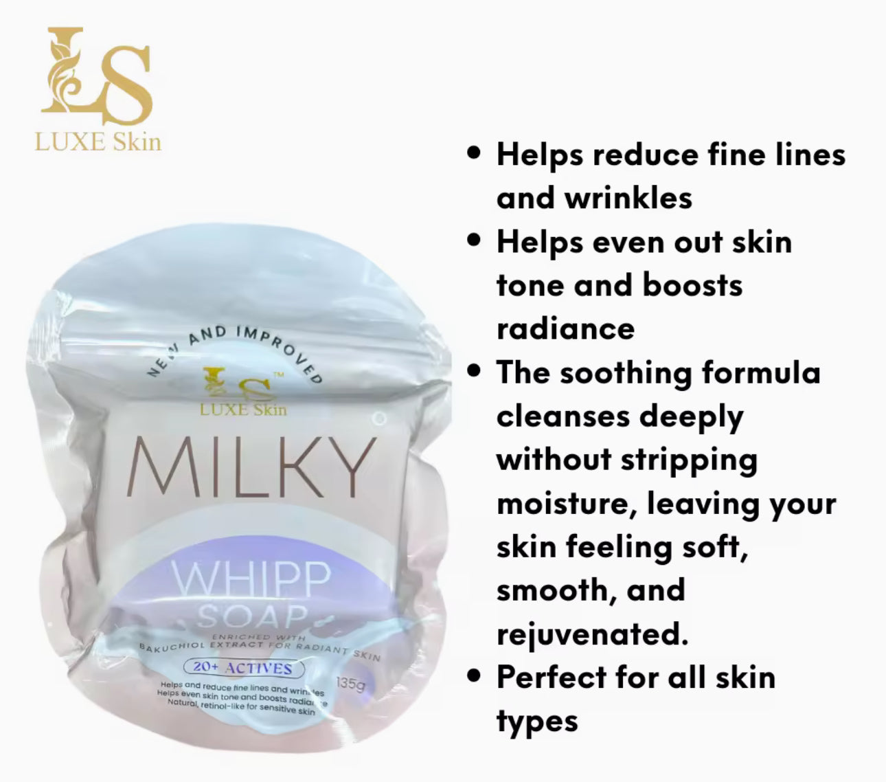 Luxe Skin Milky Whipp Soap 135g