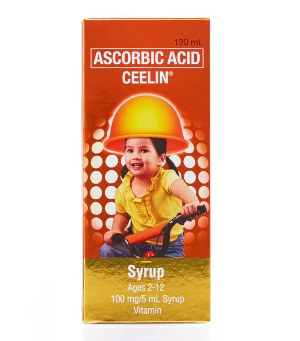 CEELIN SYRUP ASCORBIC ACID 120ml 2-12yrs