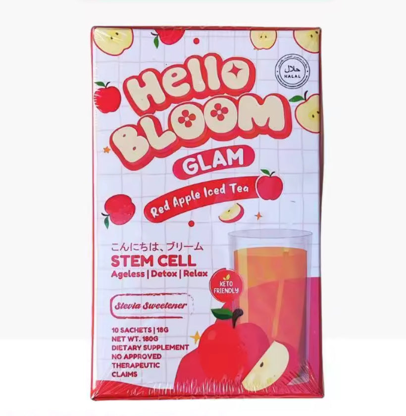 Hello Bloom Gleam Red Apple ice tea | 18gx10sachets