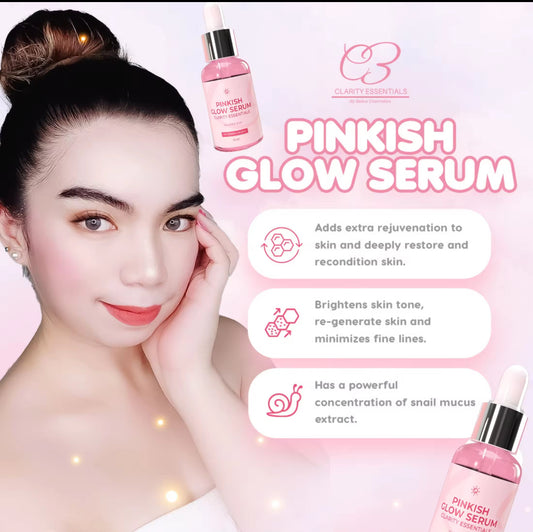 Pinkish Glow Serum | Glass Skin Serum | Clarity Essentials