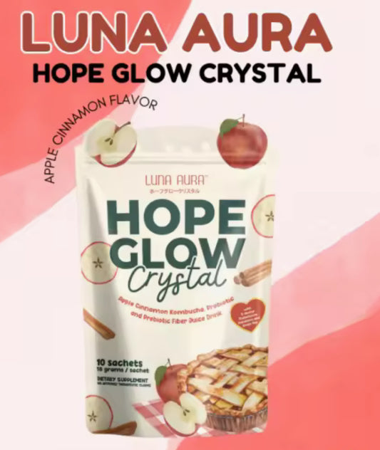 Hope Glow Crystal | Apple Cinnamon Flavor Juice Drink| LUNA AURA