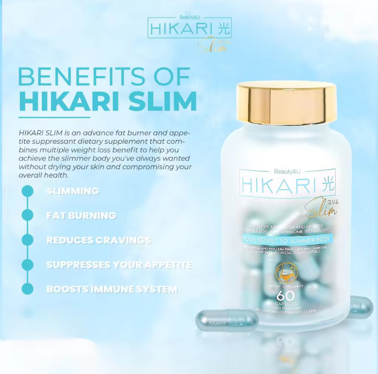 Hikari Slim Advance Fat Burner 60capsules