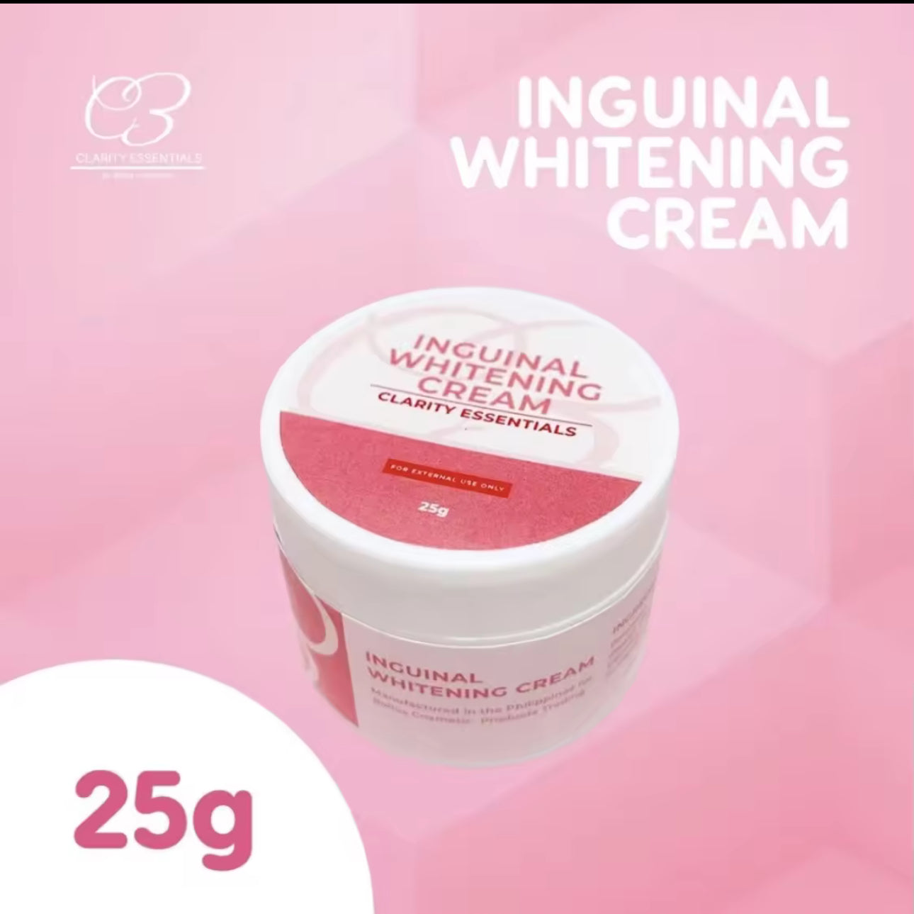 Singit Whitening Cream | Bikini Cream | Inguinal Cream | Clarity Essentials 25g