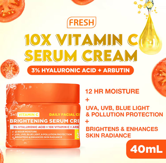 Fresh Skinlab Tomato Glass Skin 3 in 1 Vitamin C Brightening Serum Cream SPF 30