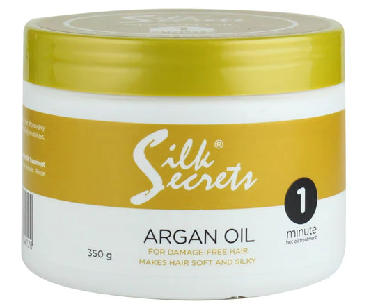 Silk Secrets Argan Oil 350g | 1min Hot oil Treatment