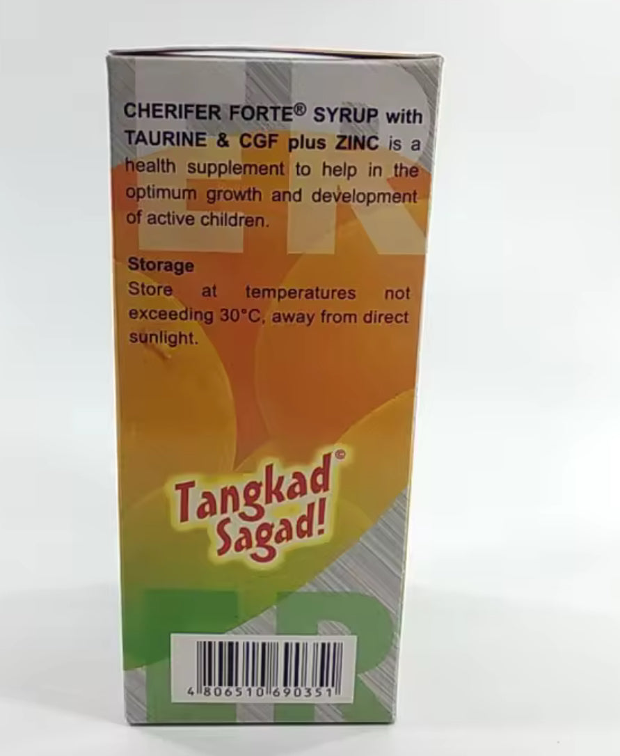 Cherifer Forte Syrup Taurine & CGF + ZINC 240ml