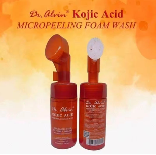 DR ALVIN KOJIC ACID MICROPEELING FOAM WASH