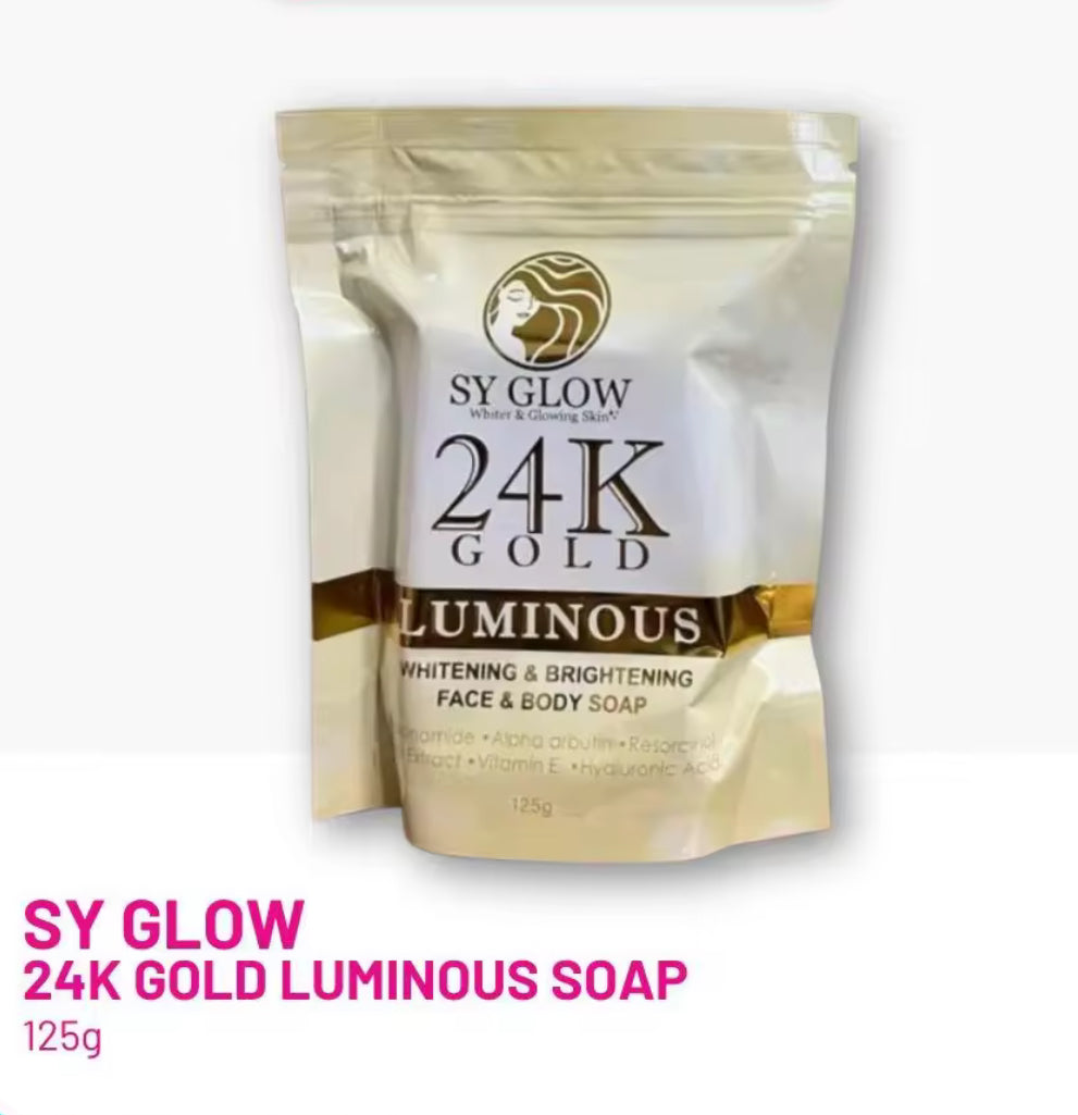 SY GLOW 24K GOLD LUMINOUS SOAP 125g