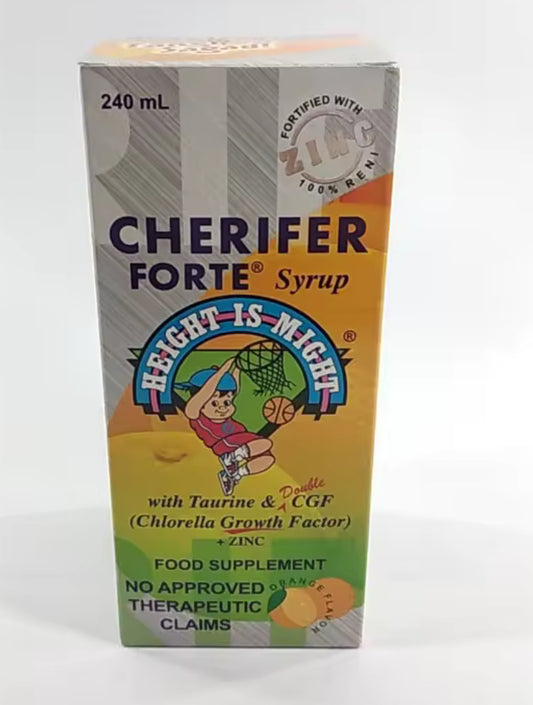 Cherifer Forte Syrup Taurine & CGF + ZINC 240ml