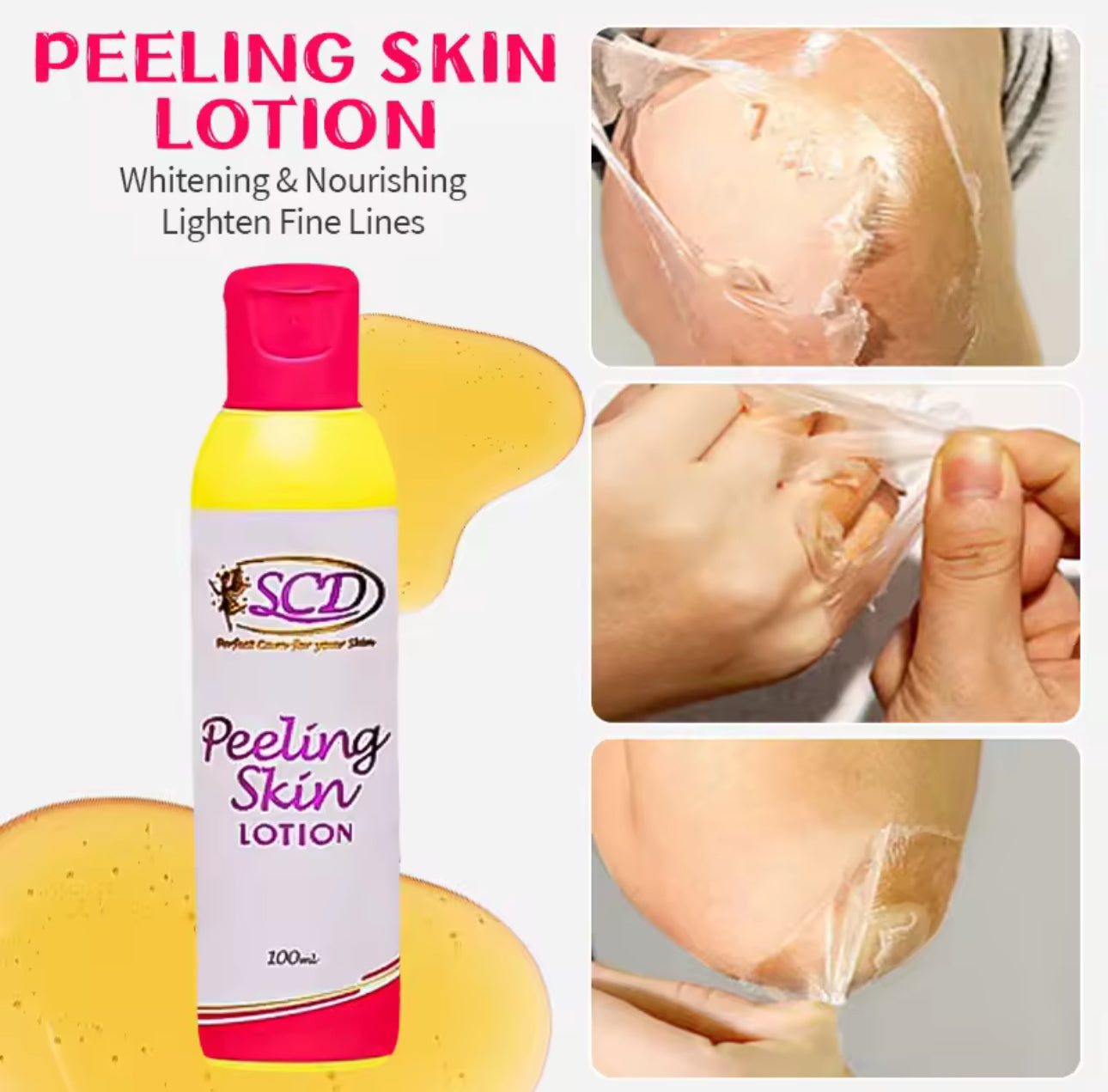 SCD Peeling Lotion Peeling Skin Lotion Original 100ML |  Exfoliating Whitening Body Care