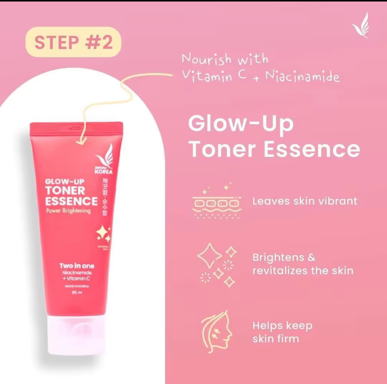 iWhite Korea Glow Up Toner Essence 85ml