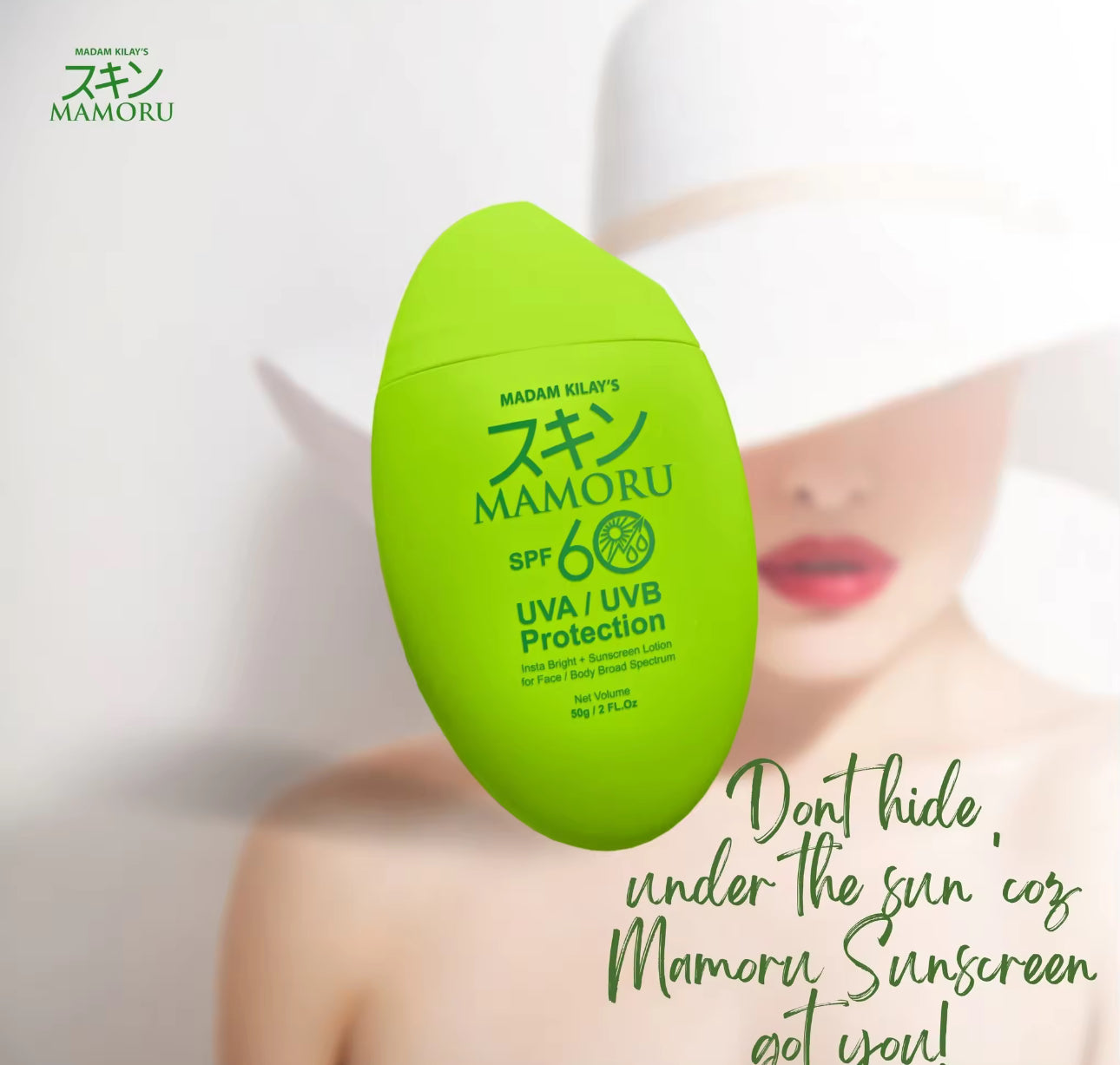 MADAM KILAY'S Mamoru UVA / UVB Protection SPF60 Sunscreen