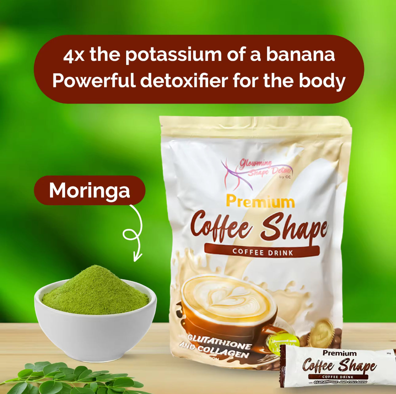 Glowming Shape Detox Coffee Shape Powdered Drink | by CC