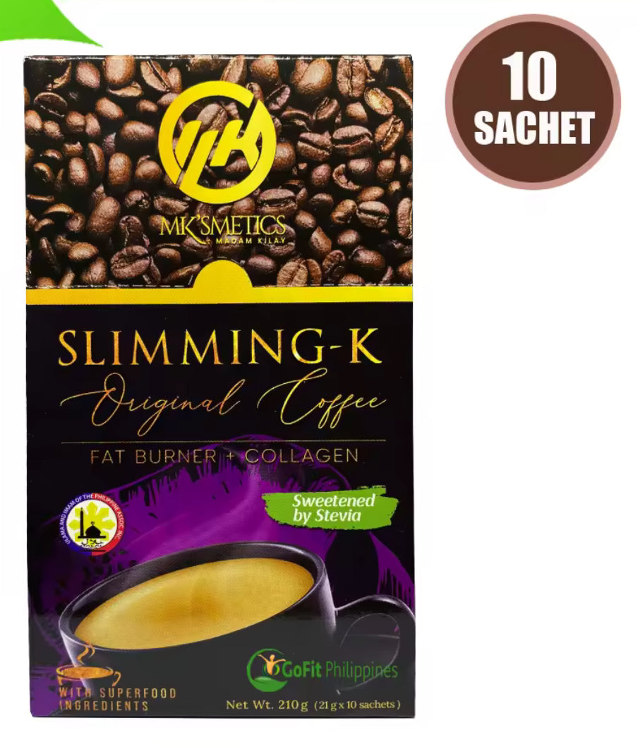 Madam Kilay Slimming K Coffee Fat Burner and Collagen  10 Sachets Original