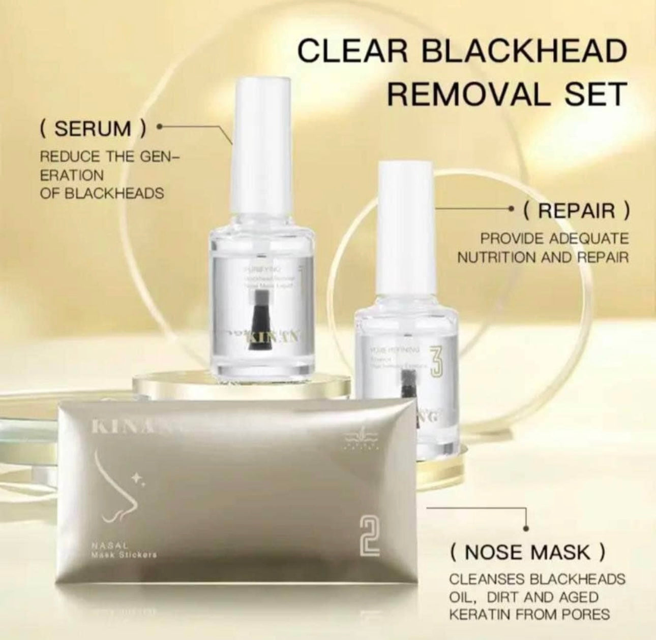 Kinang clear blackhead removal set