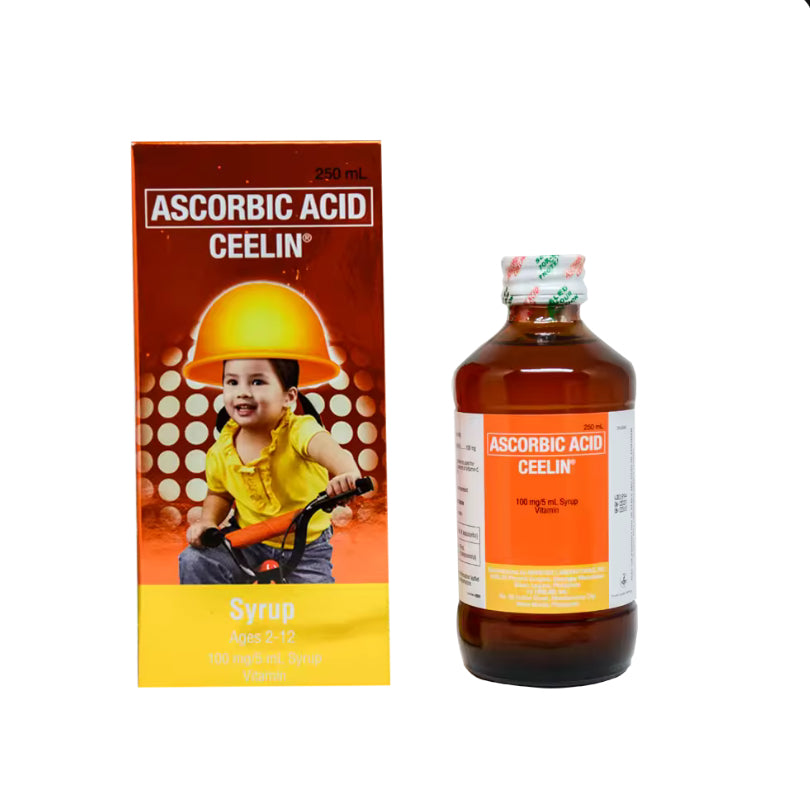 Ascorbic ACID CEELIN SYRUP 250ml 2-12yrs