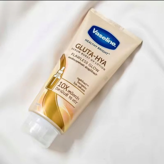 VASELINE Healthy Bright Gluta-Hya Serum UV Lotion Flawless Glow 300ml Original Vaseline Gluta Hya with SPF 50