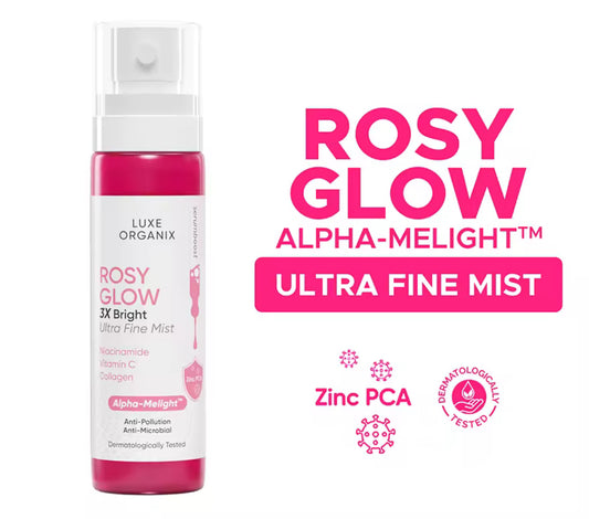 LUXE ORGANIX ROSY GLOW 3XBRIGHT MIST|80ml