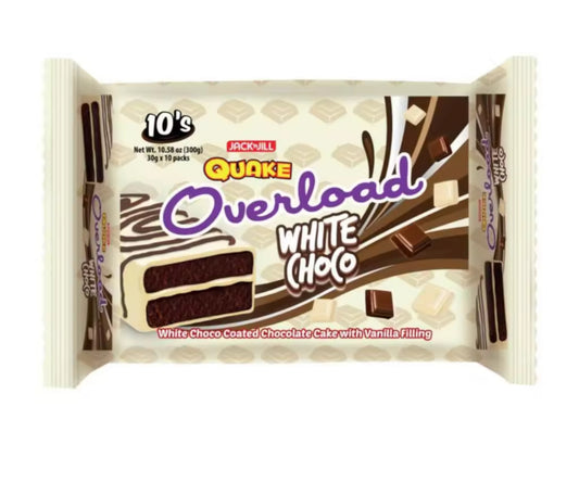 Quake Overload White Choco| 30gx10