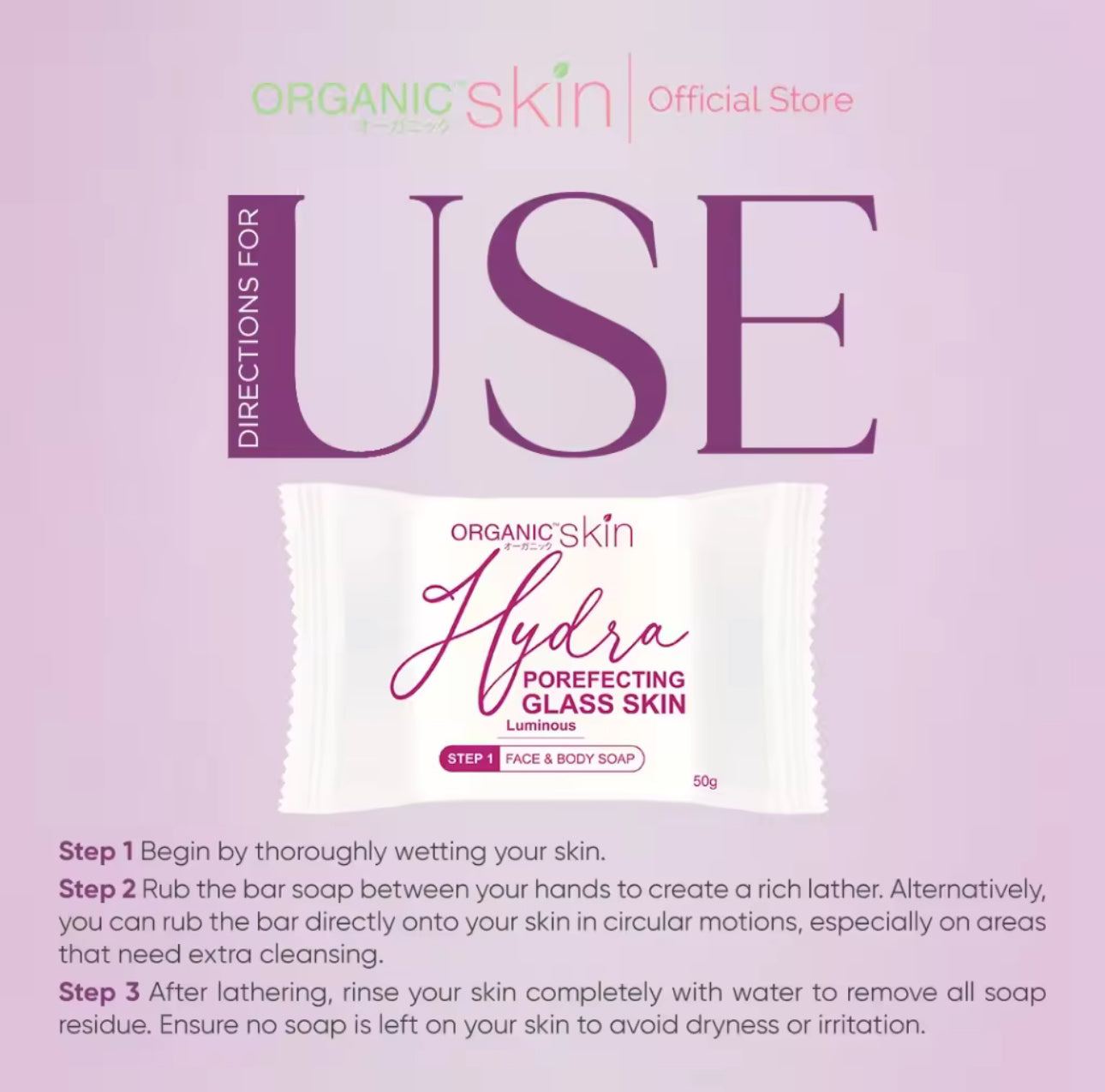 Organic Skin Japan Poreless Soap 50g | Glass Skin Care