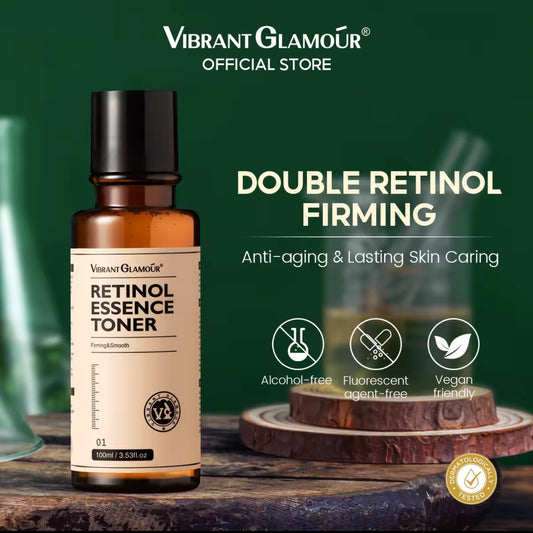 VIBRANT GLAMOUR FDA Double Retinol Face Toner Anti aging 100ml