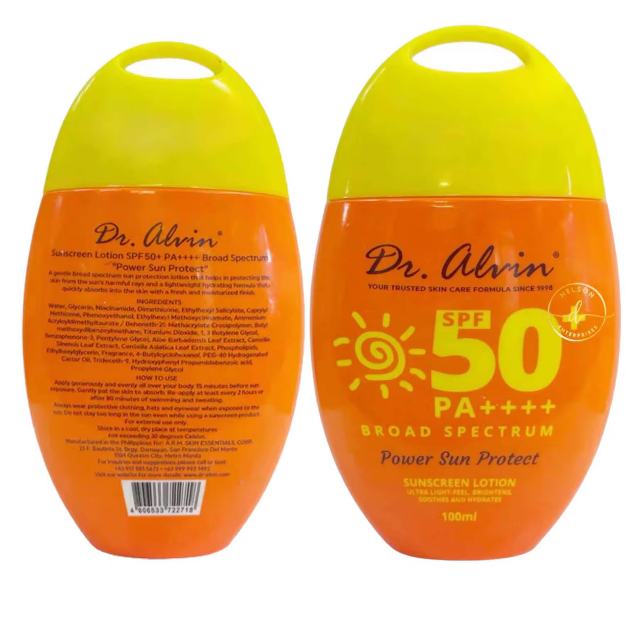 Dr. Alvin Power Sun Protect Sunscreen Body Lotion SPF 50, 100ml