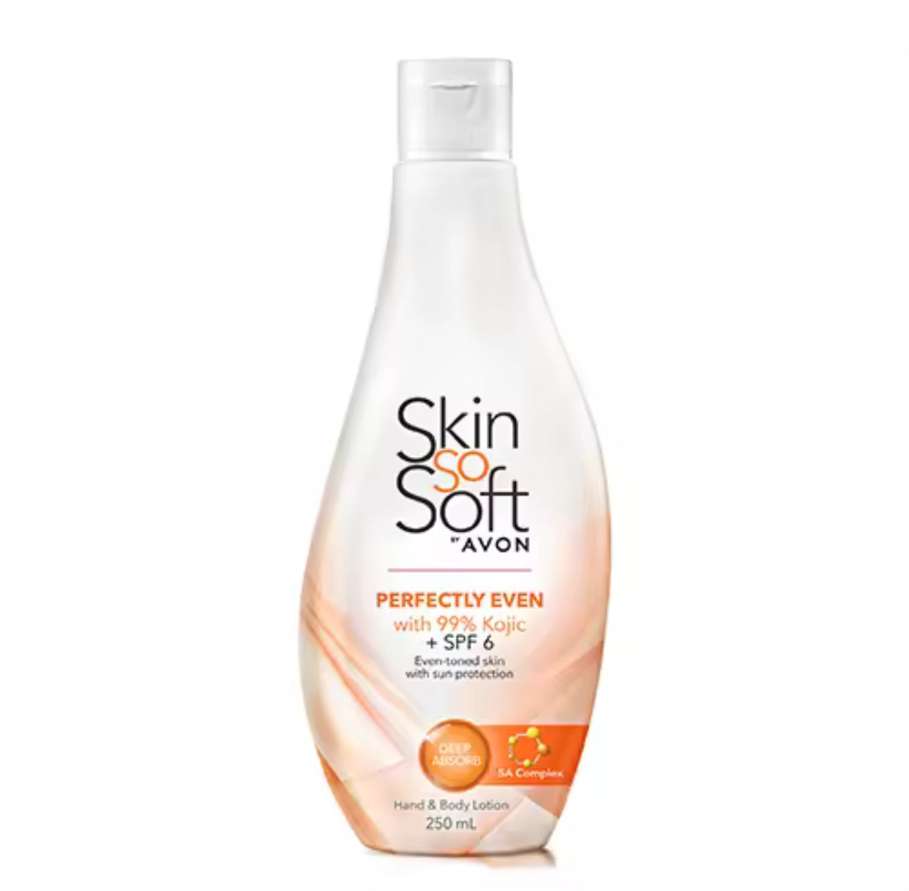 Avon Skin So Soft Perfectly Even with 99% Kojic+SPF6 Lotion (250ml)