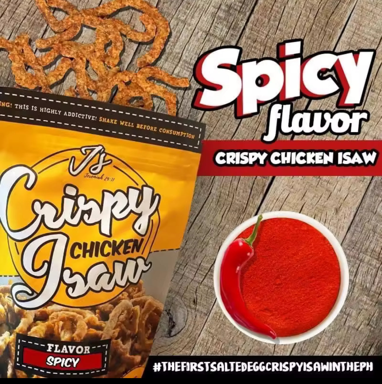 J's Crispy Chicken Isaw 100g