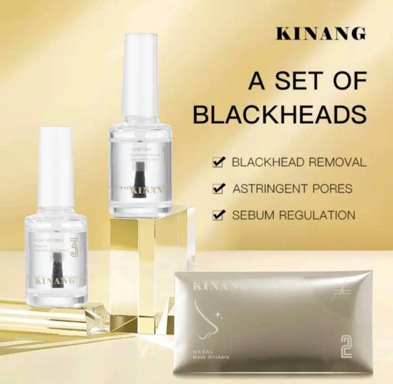 Kinang clear blackhead removal set