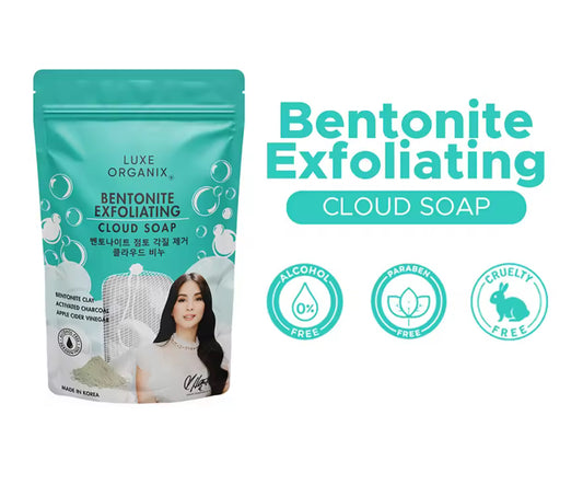 Luxe Organix Niacinamide Bentonite Exfoliating Cloud Soap 180g