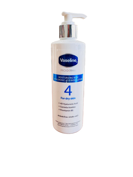 Vaseline Pro Derma Moisturizing with Hyaluronic Acid Body Lotion (250ml)