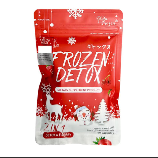 Frozen Detox 2in1 | Detox & Fiberry| Dietary Supplement| 60 Capsules | Authentic 💯 from Thailand