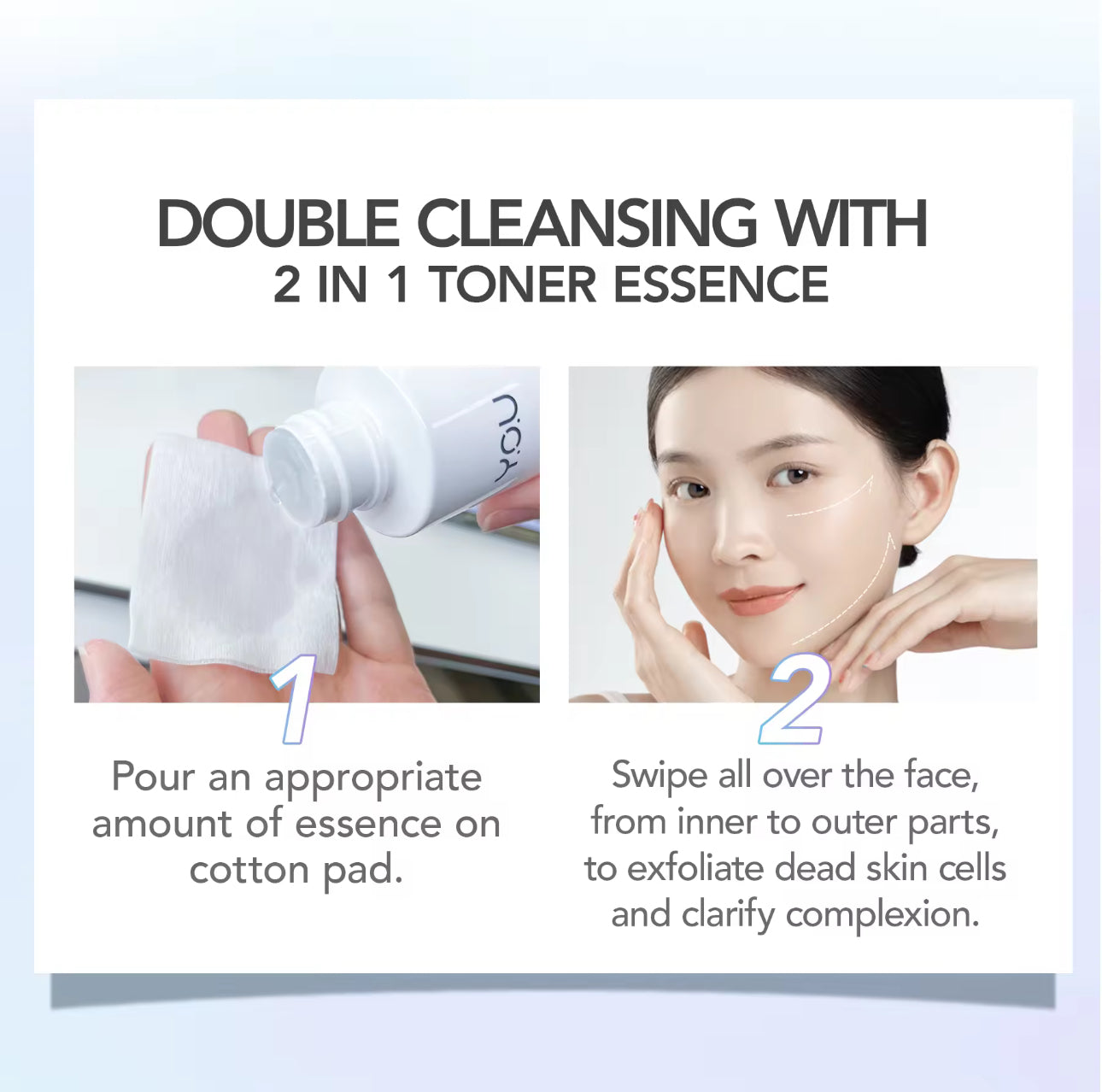 Y.O.U Radiance Glow Toner Essence | Sakura Extract Vitamin C | Hydrates | Reduce Skin Dullness 100ml