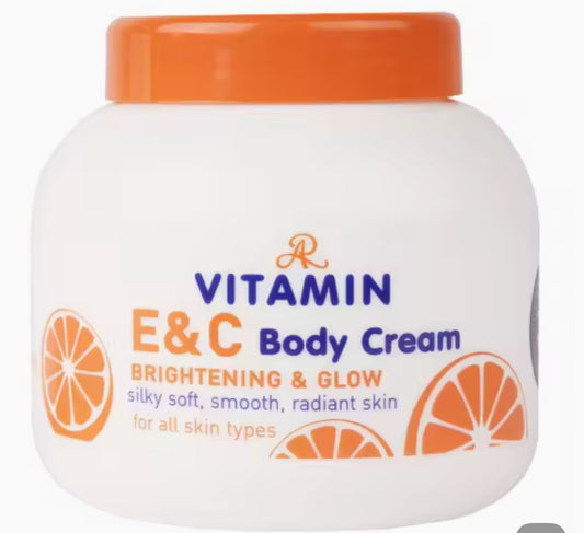 AR Vitamin E Cream 200g| E&C Body Cream | Brightening & Glow| Thailand Original