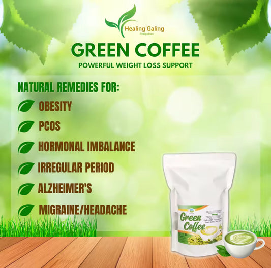 Healing Galing Green Coffee | 10 sachets | Powerful Weight loss support